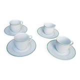 4 cups and saucers Guy Degrenne