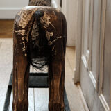 Wooden rocking horse, 19th century