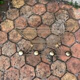 Vintage wall-mounted coat rack