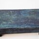 Blue patinated wooden console