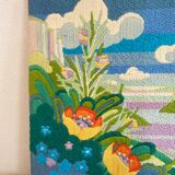 Colorful vintage tapestry