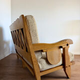 Banquette 2 places attribuée à Guillerme & Chambron – Votre Maison, an