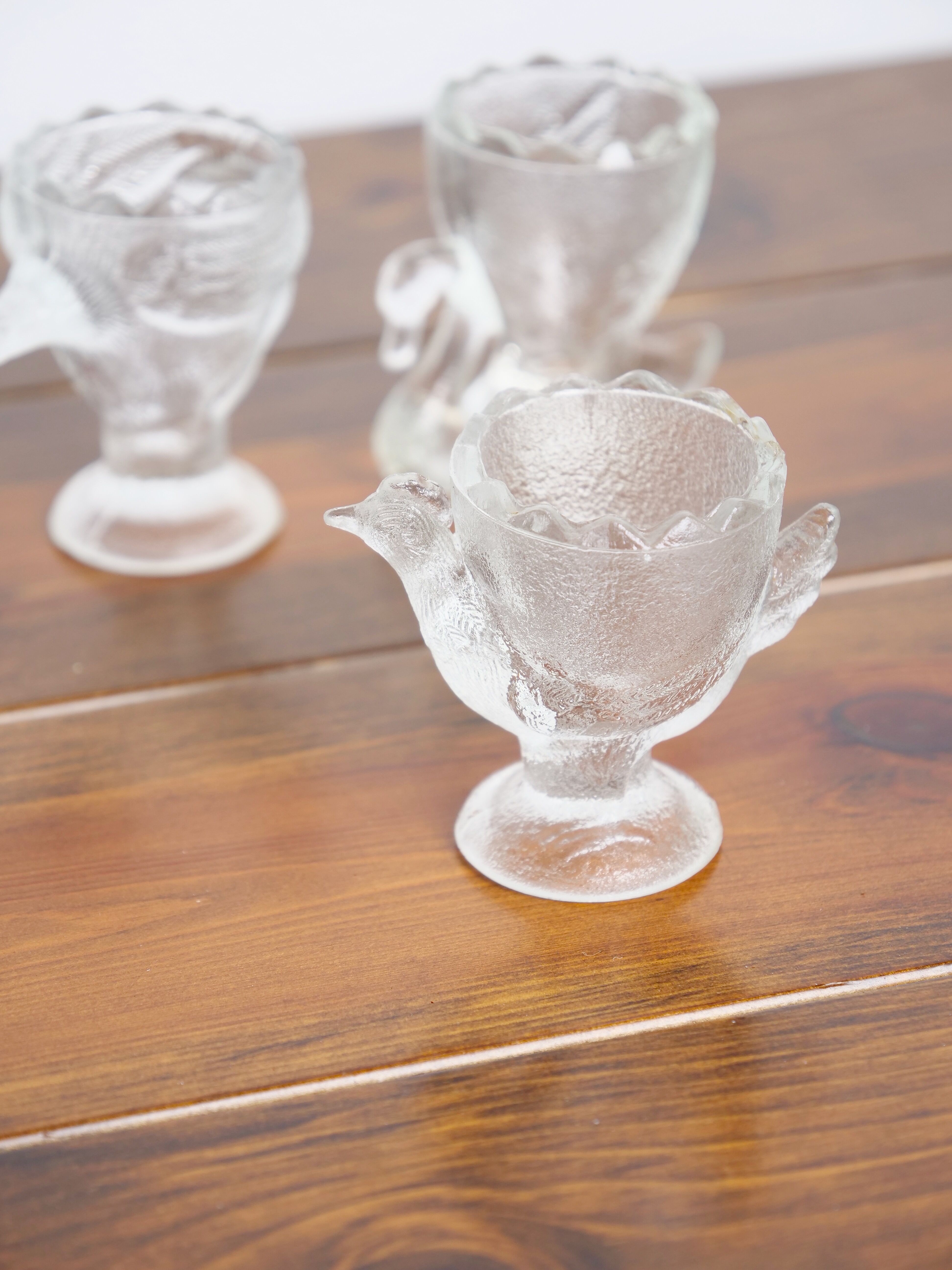 Glass shells deco farmyard