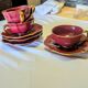 Lot de 4 tasses avec leurs soucoupes