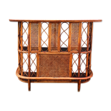 Vintage rattan bar