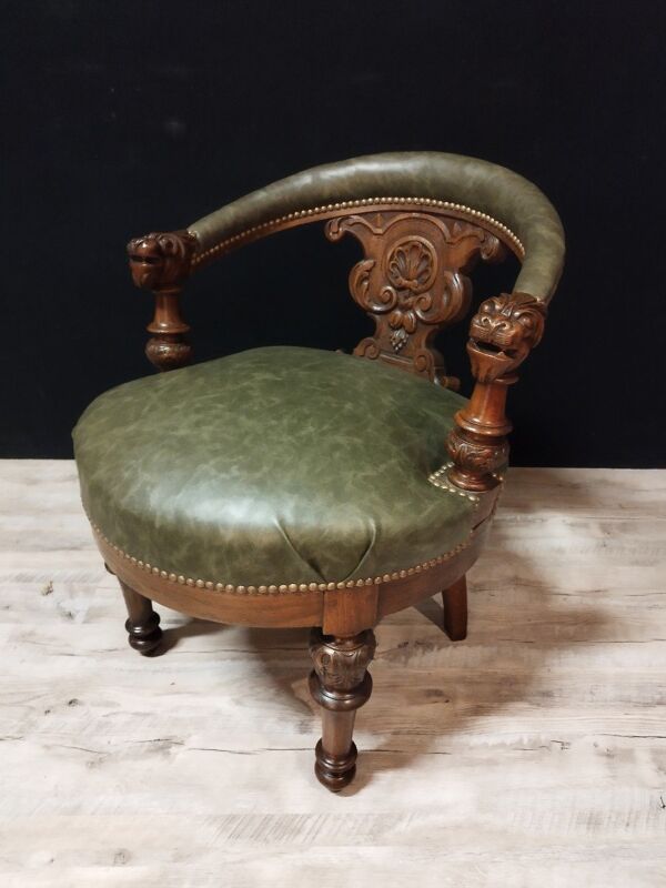 Fauteuil de bureau henri ii