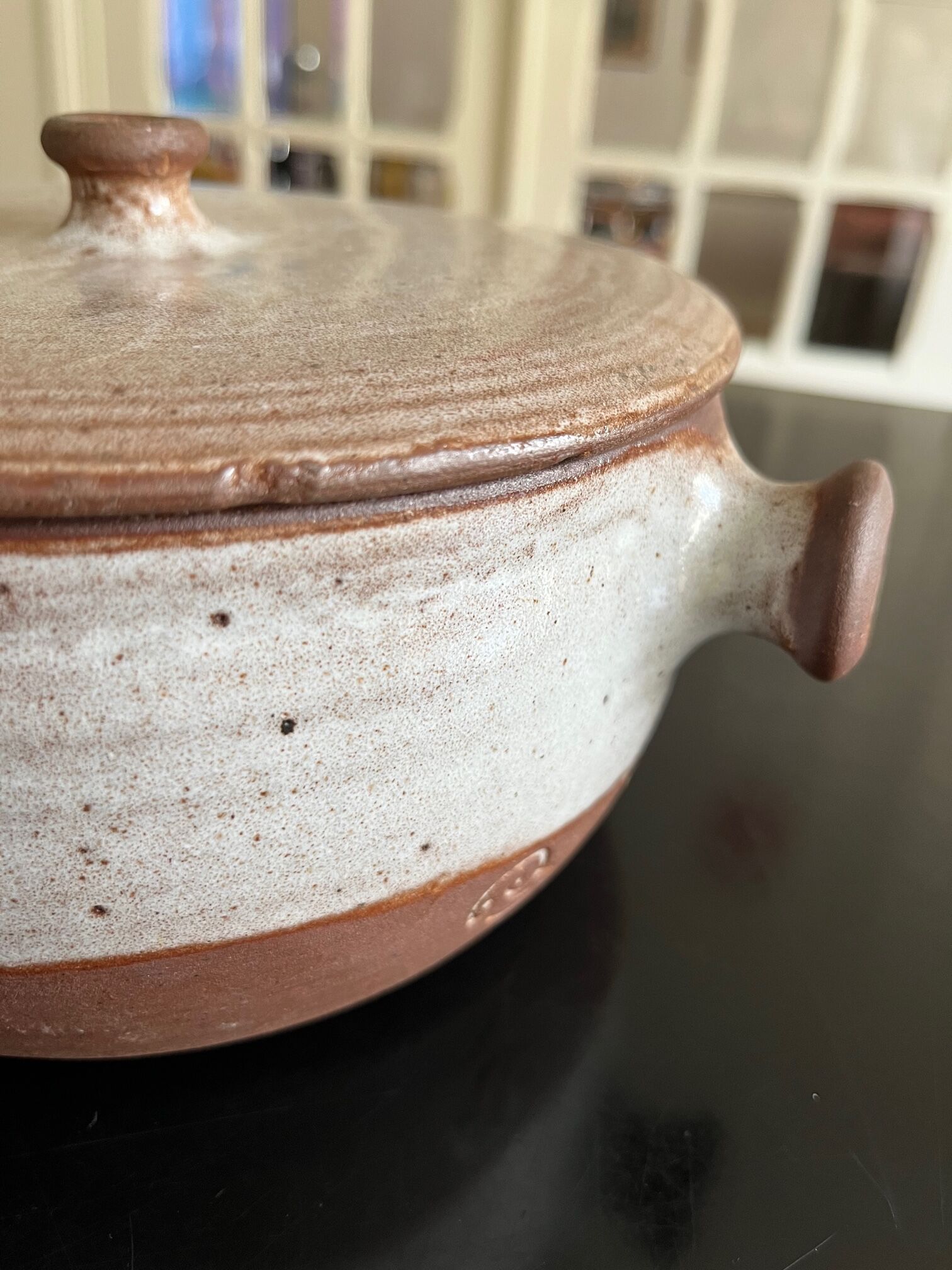 Ceramic covered pot pierlot ratilly workshop