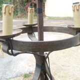 Lampadaire en fer forgé