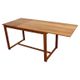 Walnut folding dining table by Drevotvar, 1980´s, Czechoslovakia