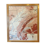Jura and Central Massif card