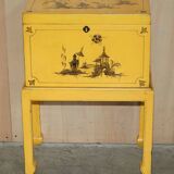 Antique Japanese commode hand-painted and lacquered.
