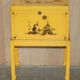 Antique Japanese commode hand-painted and lacquered.