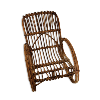 Rocking chair rattan