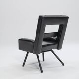 Leatherette Armchair Prototype, Italy, 1980s