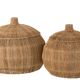 Set of 2 Dantya baskets in natural jute (55.5x55.5x45cm)