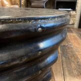 Table basse ronde industrielle