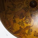 Bar globe maps rolling world