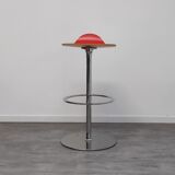 Red bar stool