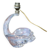 Pied de lampe en cristal
