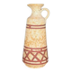 Vintage vase from the 60s, W-Germany footed vase in caramel yellow.