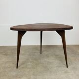 50s tripod coffee table with compass legs