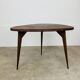 50s tripod coffee table with compass legs