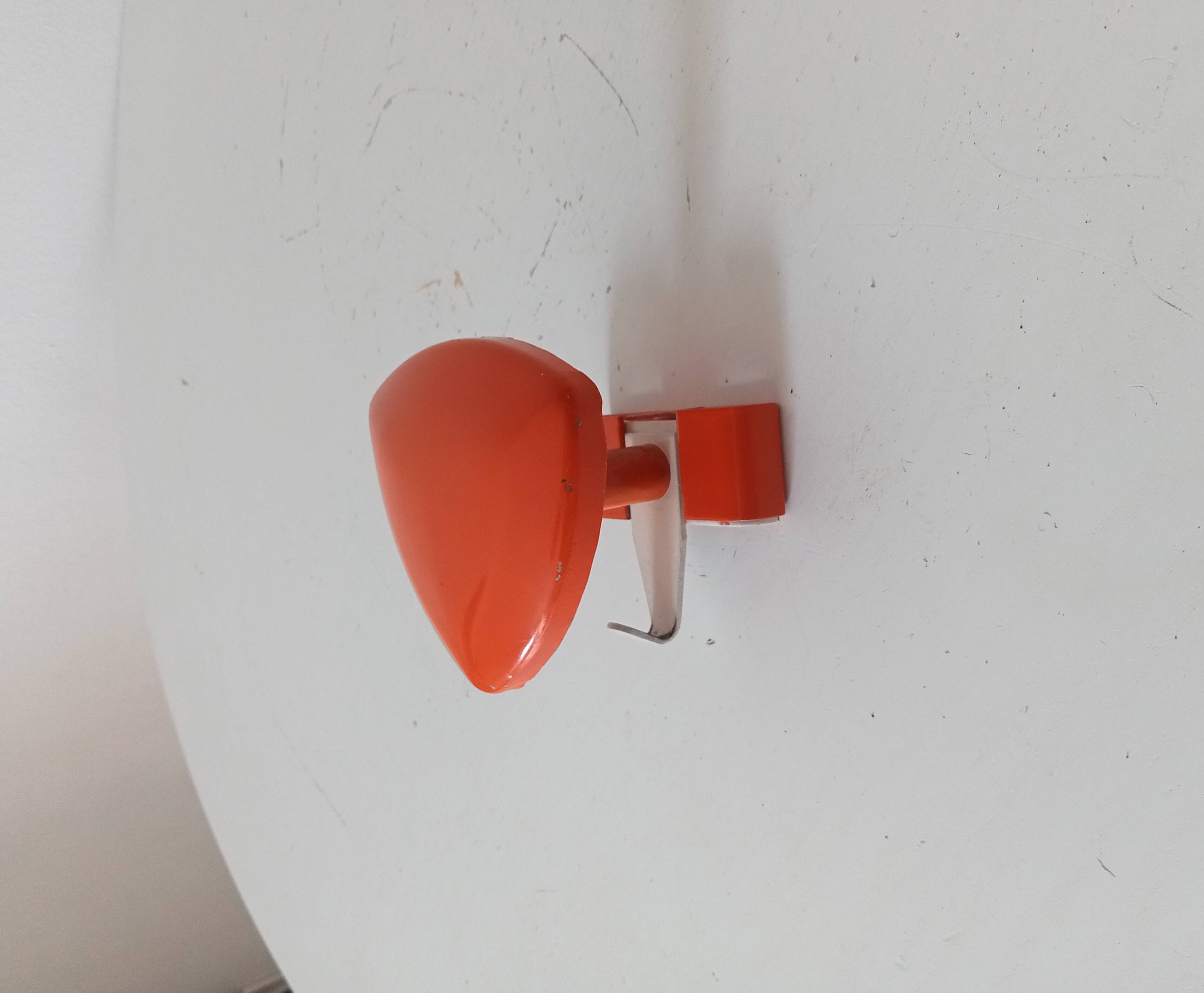 Vintage 1970s wall coat hook.