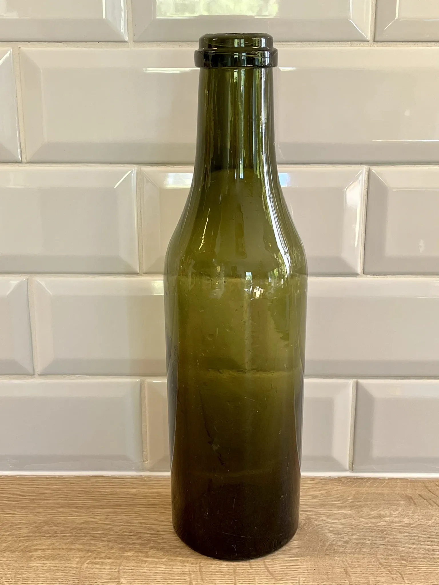 Glass vase bottle