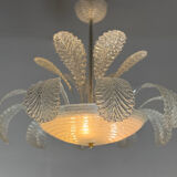 Venetian Art Deco chandelier made of Murano glass circa 1930