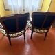 Pair of Louis-Philippe style cabriolet armchairs