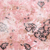 2x9 Pink Floral Vintage Runner Rug