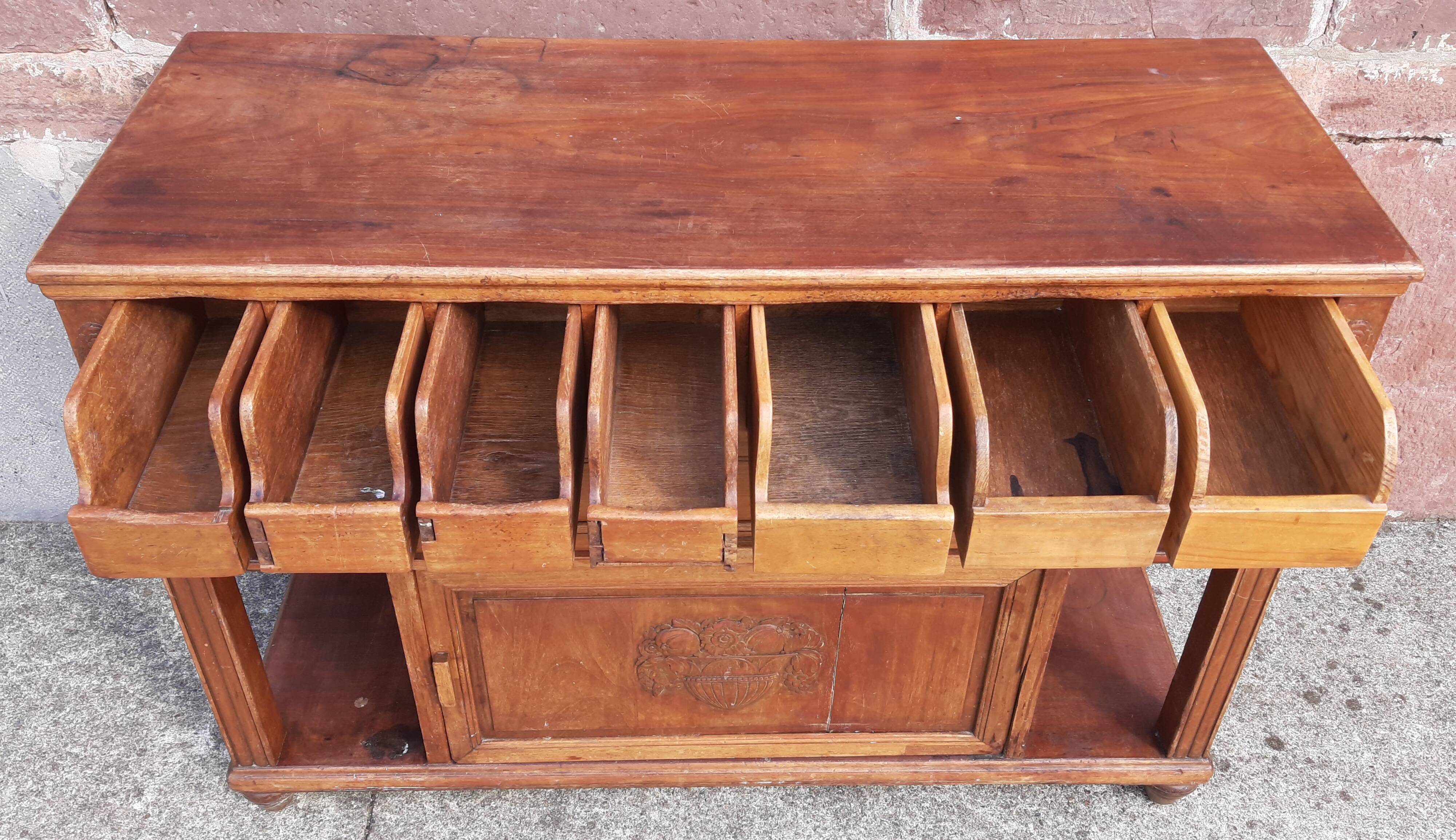 1950s restaurant serving trolley (serving console or coffee cabinet)