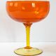 Vintage glass cup 1970