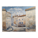 French vintage oil painting, signed Hollan, 1964