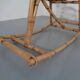 Large Bamboo Rocking Horse by Dirk van Sliedregt for Rohé Noordwolde, 1950s