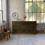 Green patina workshop furniture