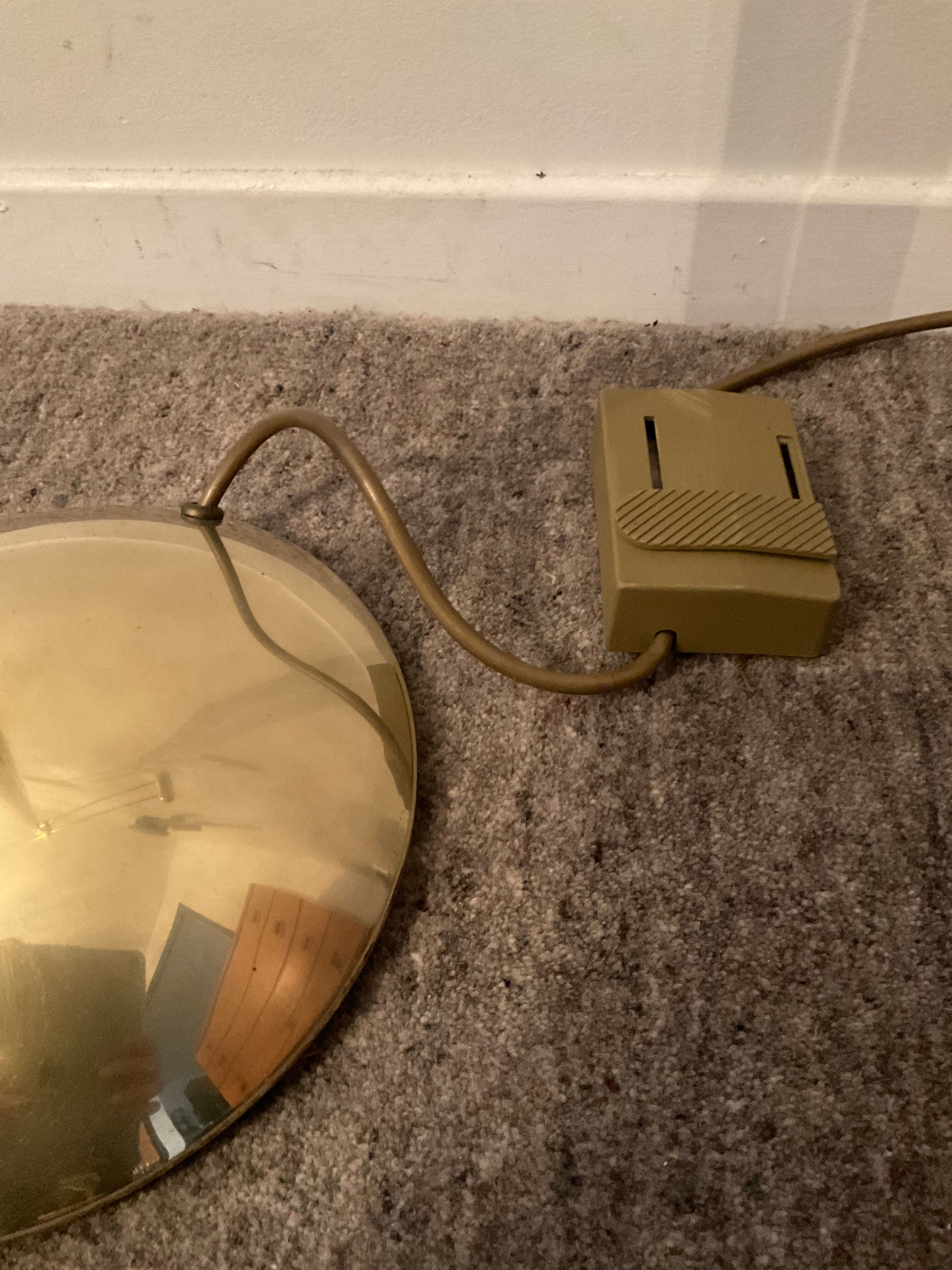 Brass reading lamp 70s