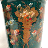 Paire de vases en verre opalin XIXe