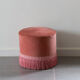 Velvet pouf