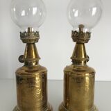 Flashy brass bee lamp lot