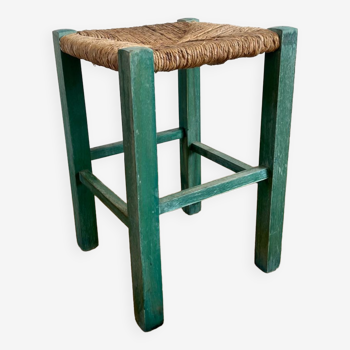 Green peasant stool