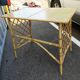 Desk in vintage rattan XXeme