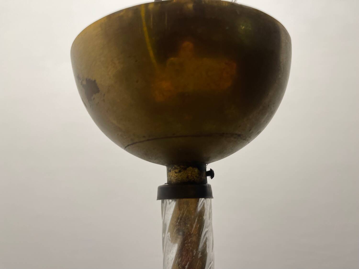 Art Deco Murano Glass Barovier Light Pendant 1940’s