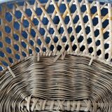 Braided wicker bread basket