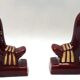 Art deco porcelain wall lamps