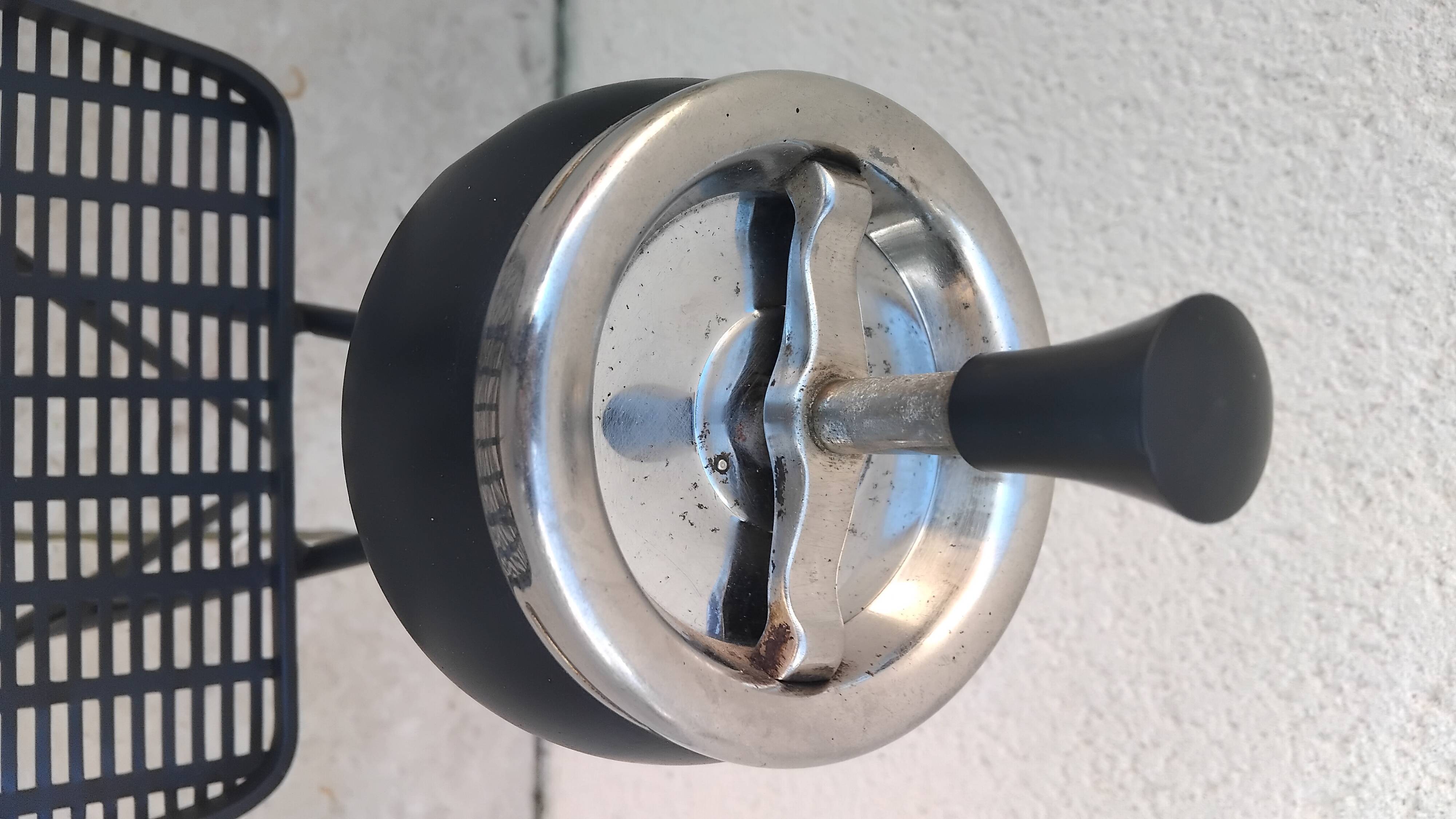 Cendrier sur pied vintage tripode année 50 60