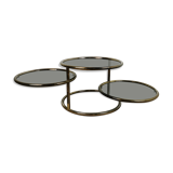 Swivel coffee table 70s