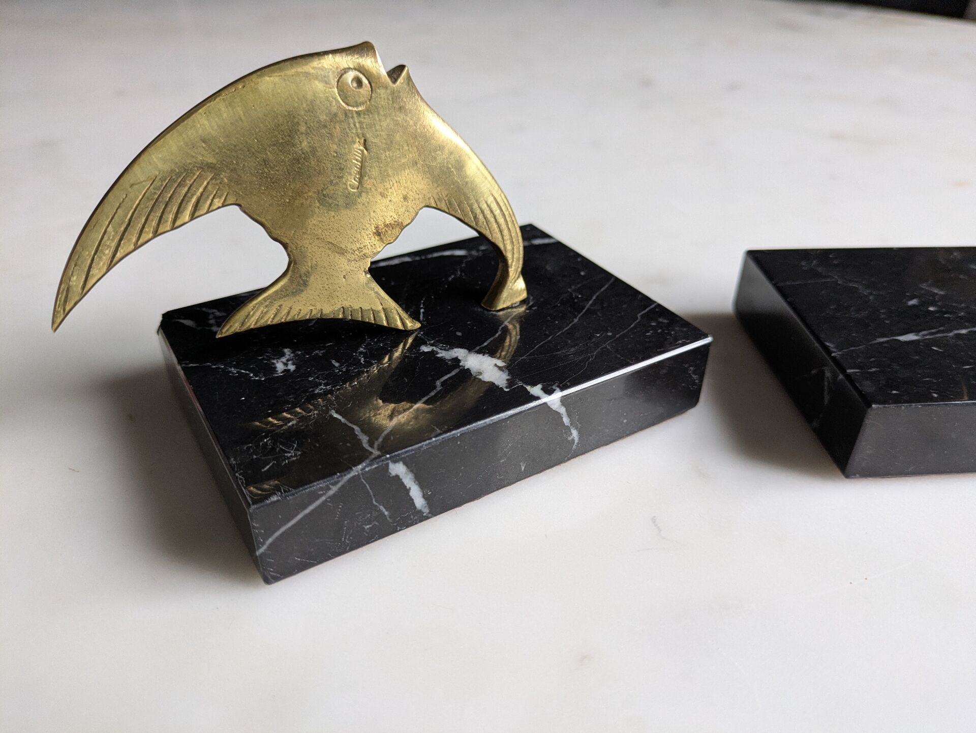 Pair of bookends in Art Deco style