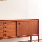 Enfilade danoise vintage en teck par H.W. Klein pour Bramin, années 60