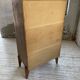 Meuble de rangement secrétaire chêne années 60